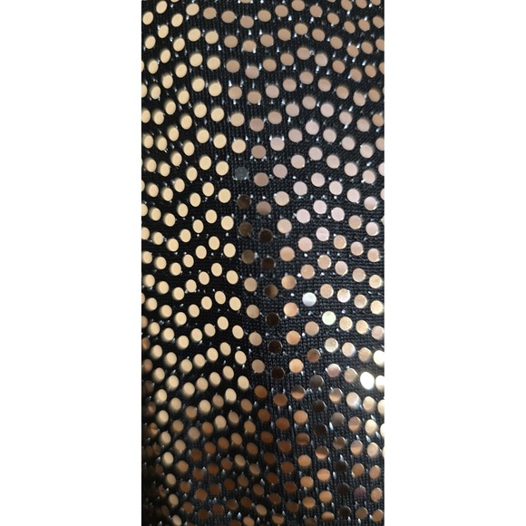 Betsey Johnson Sequin Bodycon Mini Dress Bronze Ruched V Neck Size L - Picture 12 of 12